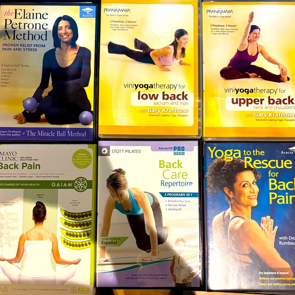 Yoga and Back Pain DVD Collection